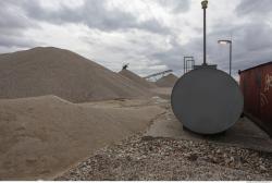 Photo Textures of Background Gravel Mining